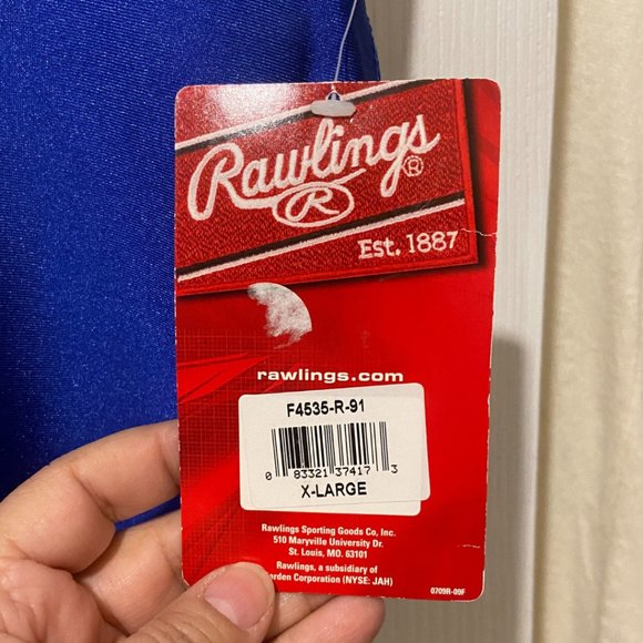 NWT Rawlings pro dri F4535 blue football pant sz XL - Picture 7 of 8